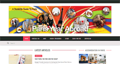 Desktop Screenshot of parisyearabroad.com